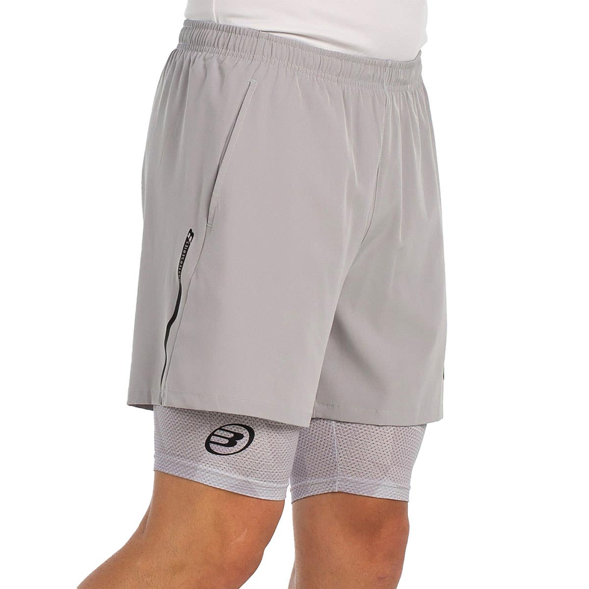 SHORT BULLPADEL MANZAN GRIS