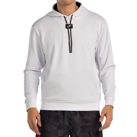 SUDADERA BULLPADEL BINEE BLANCO