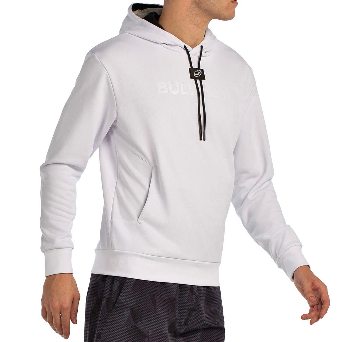 SUDADERA BULLPADEL BINEE BLANCO