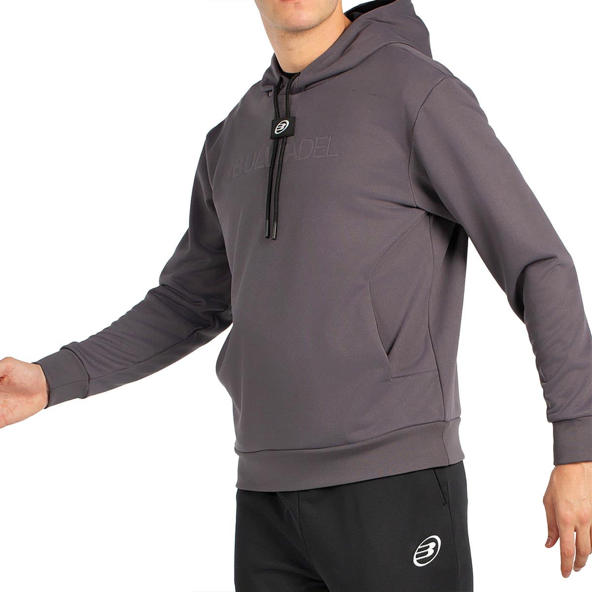 SUDADERA BULLPADEL BINEE GRIS