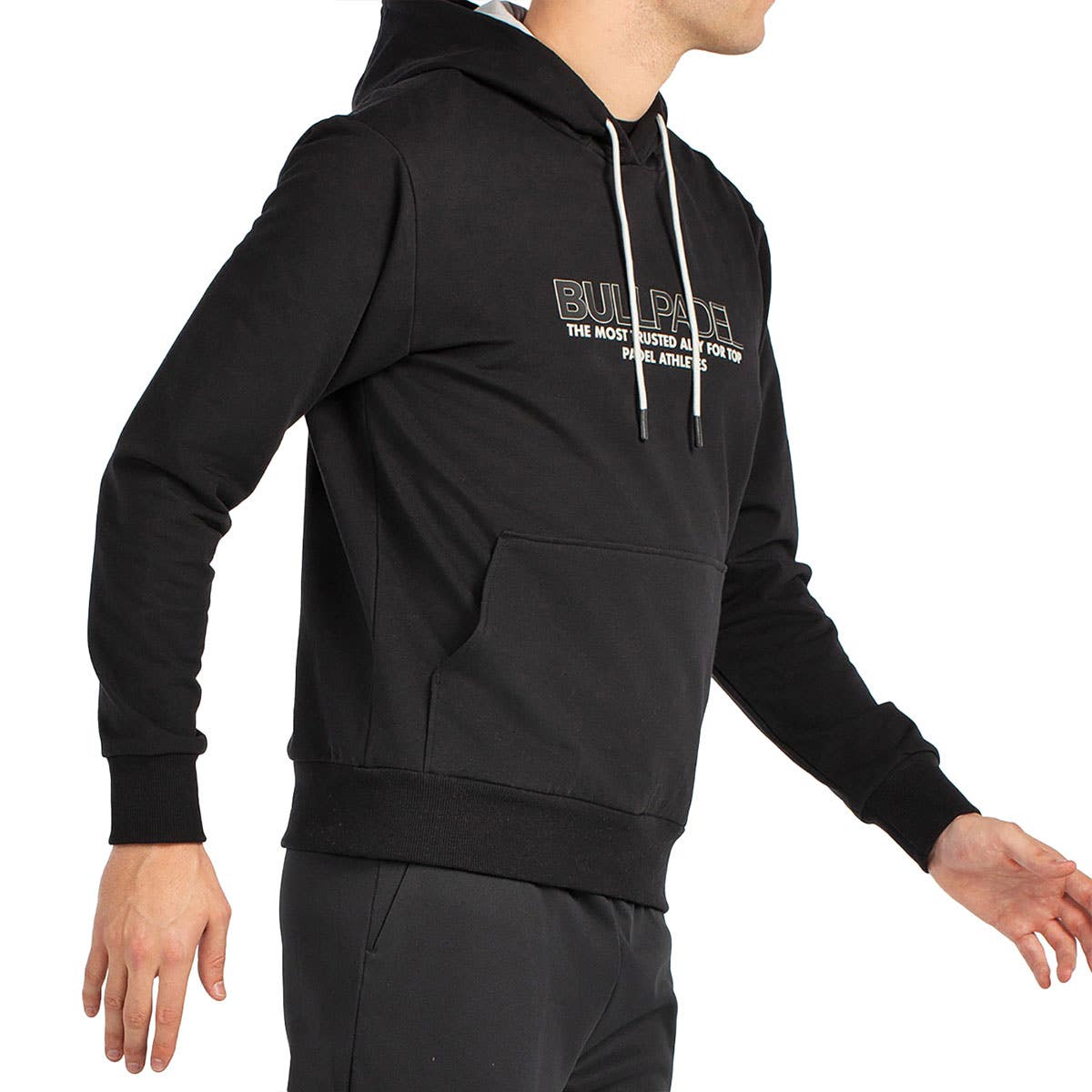 SUDADERA BULLPADEL BOYEN NEGRO