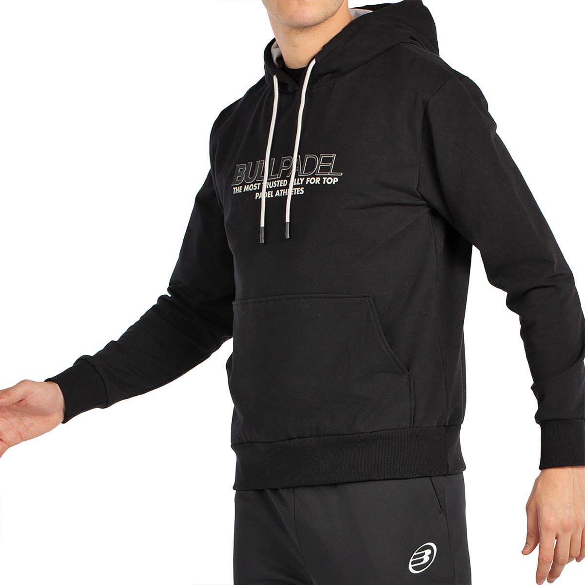 SUDADERA BULLPADEL BOYEN NEGRO