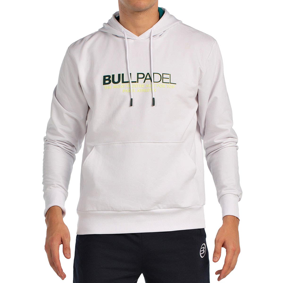SUDADERA BULLPADEL BOYEN BLANCO