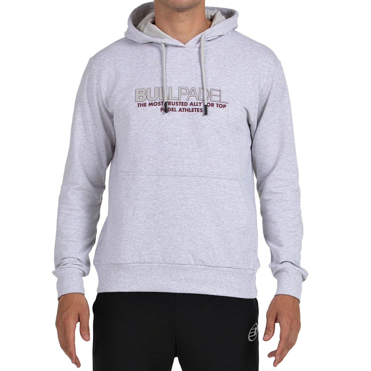 SUDADERA BULLPADEL BOYEN GRIS