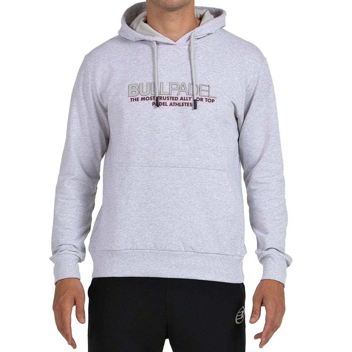 SUDADERA BULLPADEL BOYEN GRIS