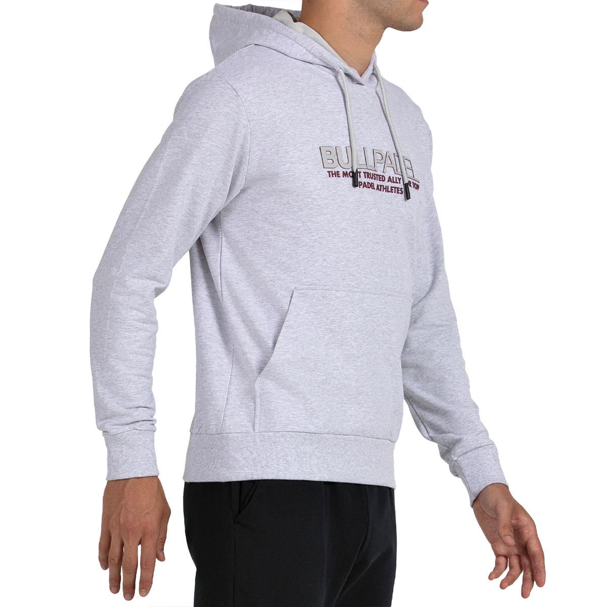 SUDADERA BULLPADEL BOYEN GRIS