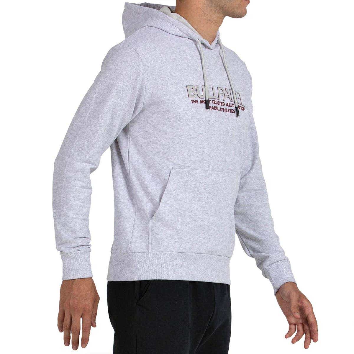 SUDADERA BULLPADEL BOYEN GRIS