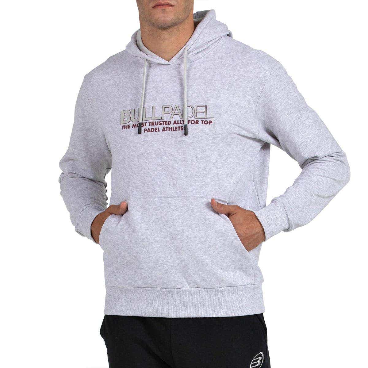 SUDADERA BULLPADEL BOYEN GRIS