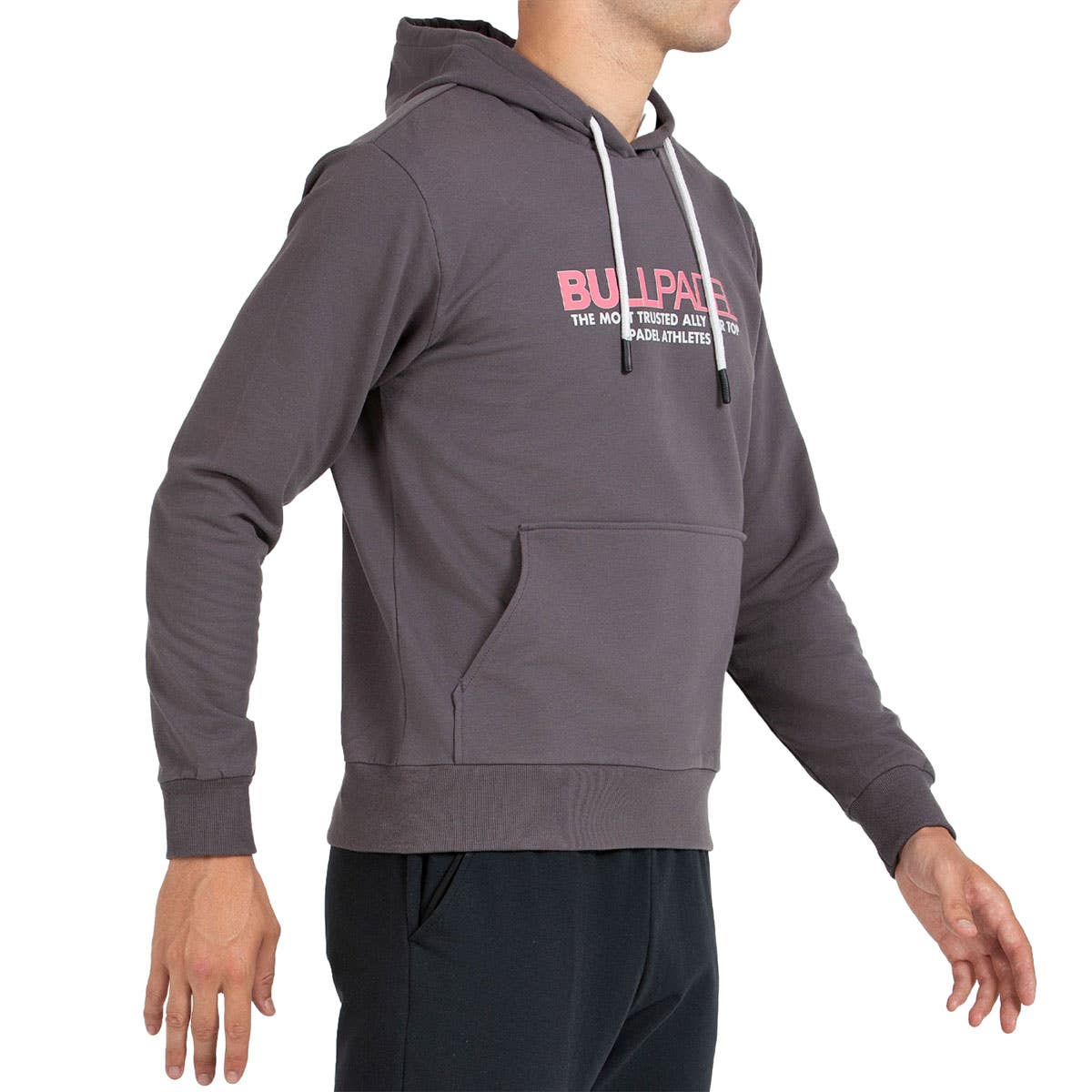 SUDADERA BULLPADEL BOYEN MARRÓN