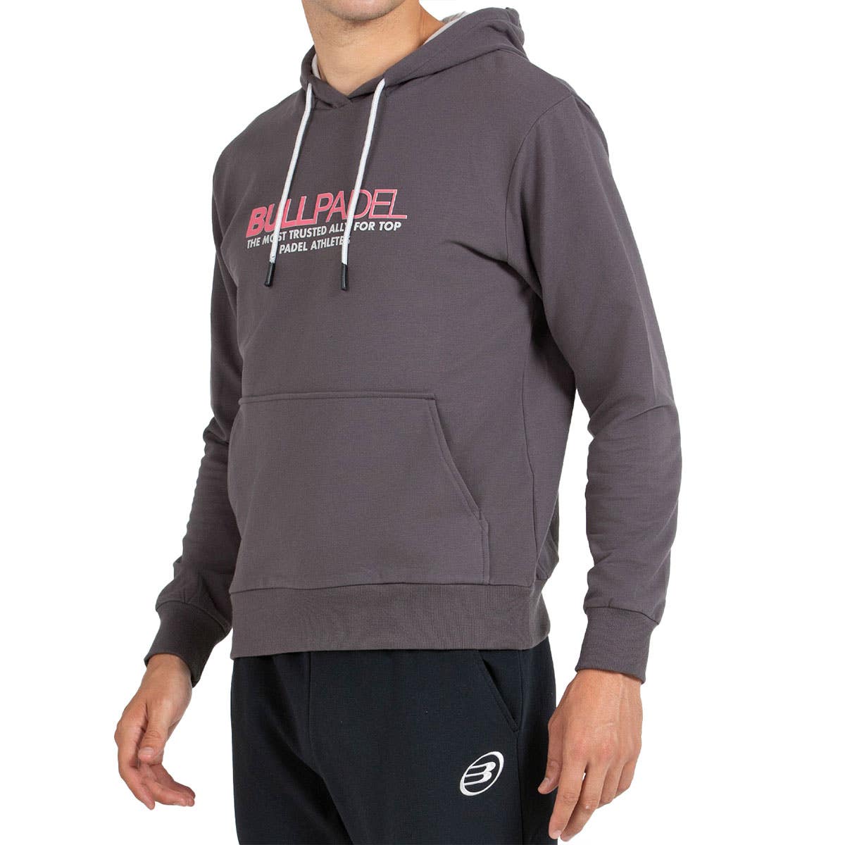 SUDADERA BULLPADEL BOYEN MARRÓN