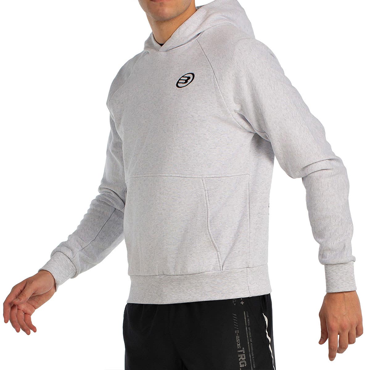 SUDADERA BULLPADEL BREAS PLATEADO
