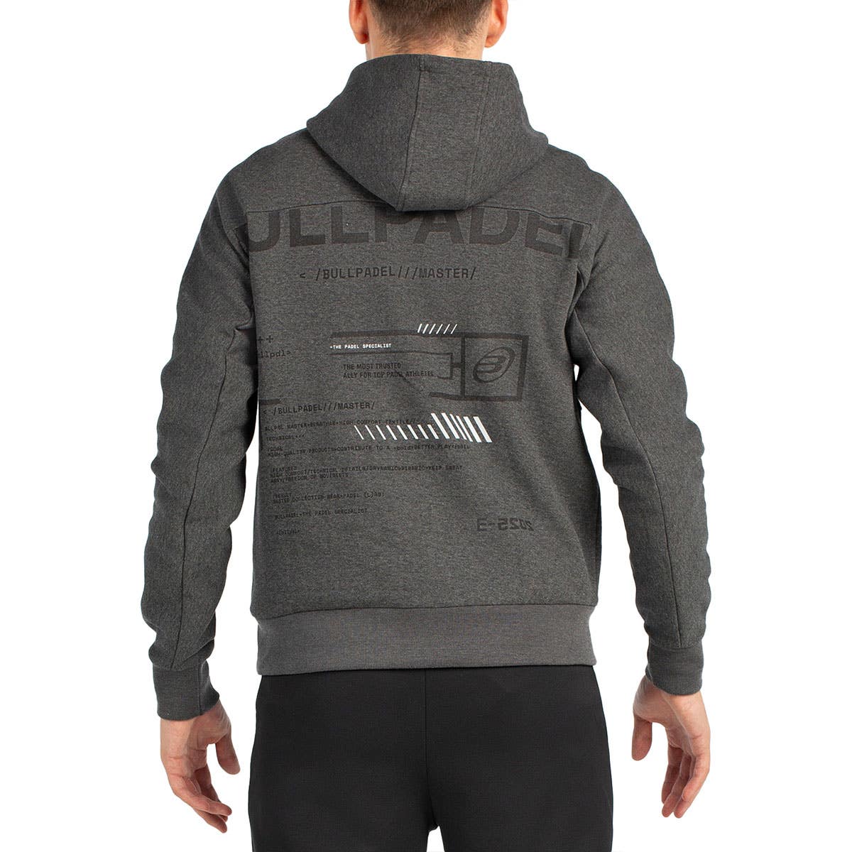 SUDADERA BULLPADEL BREAS NEGRO