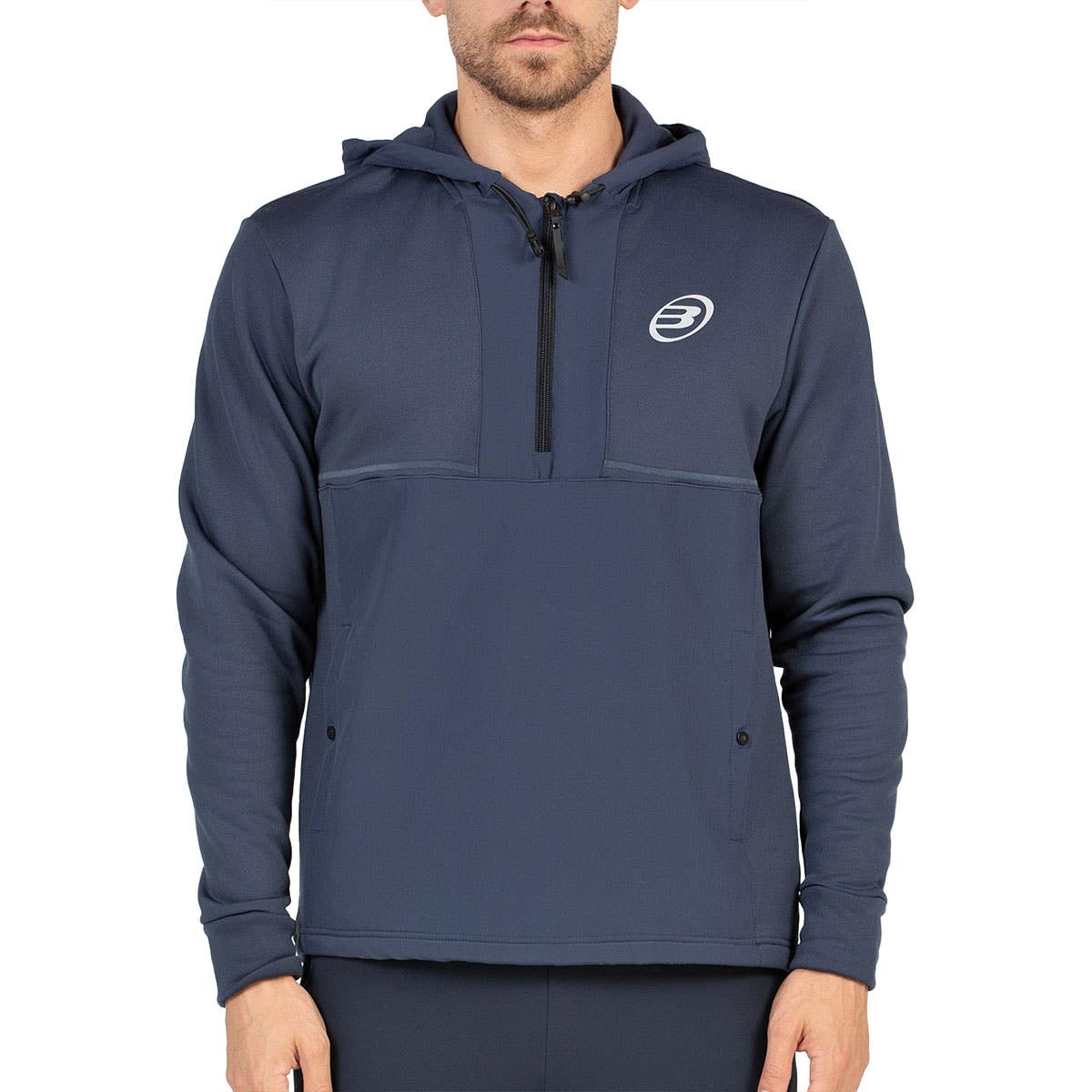 SUDADERA BULLPADEL BUZAS AZUL OSCURO