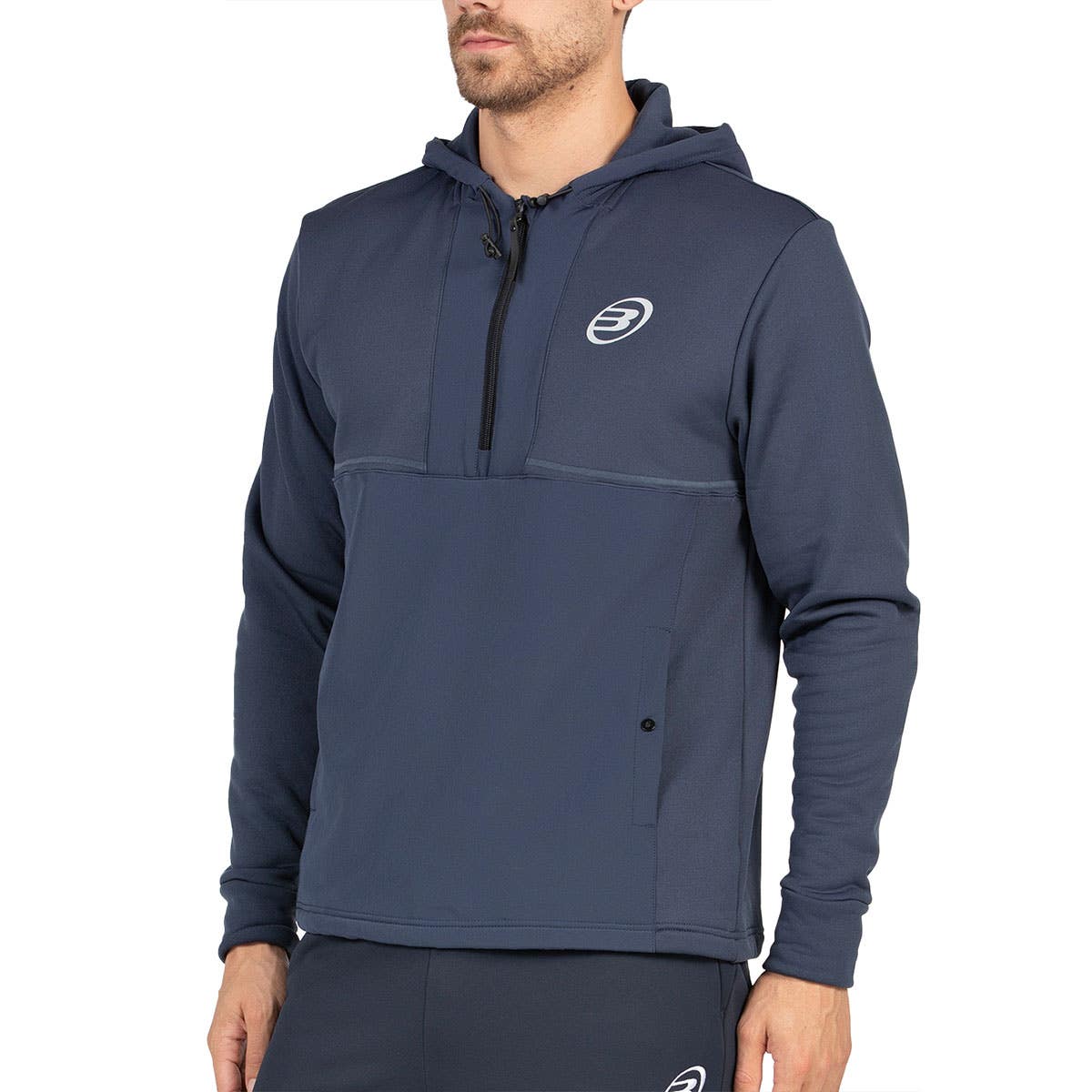SUDADERA BULLPADEL BUZAS AZUL OSCURO