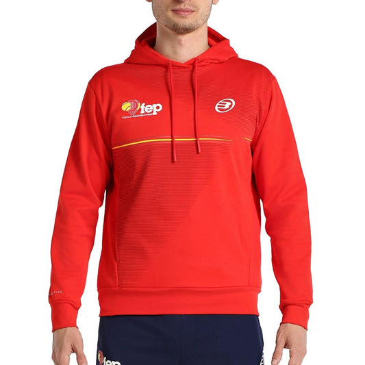 SUDADERA BULLPADEL FORCA HOMBRE ROJO