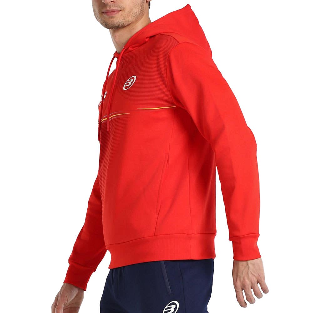 SUDADERA BULLPADEL FORCA HOMBRE ROJO