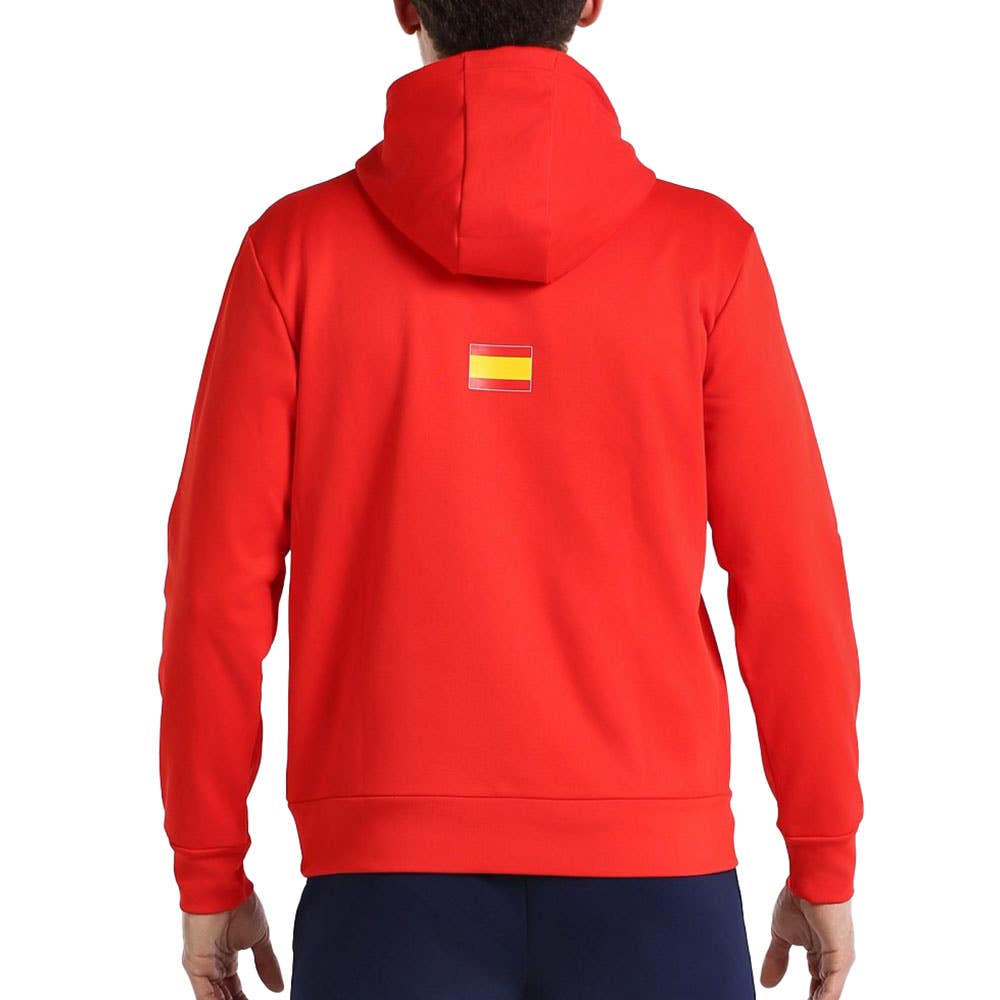 SUDADERA BULLPADEL FORCA HOMBRE ROJO