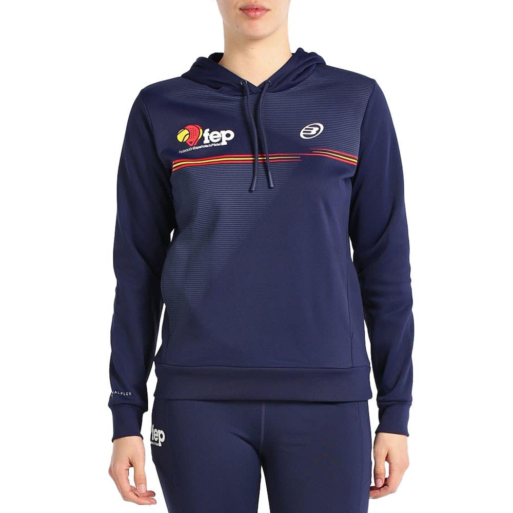 SUDADERA BULLPADEL FUENLA MUJER AZUL MARINO