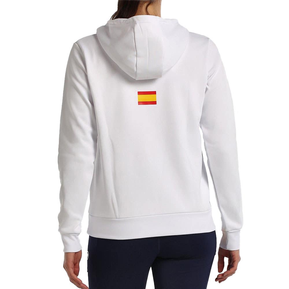 SUDADERA BULLPADEL FUENLA MUJER BLANCO