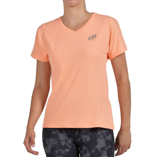 CAMISETA BULLPADEL ECHES MUJER NARANJA