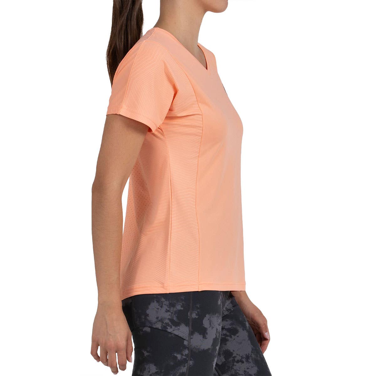 CAMISETA BULLPADEL ECHES MUJER NARANJA
