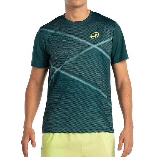 CAMISETA MANGA CORTA BULLPADEL LADRA VERDE