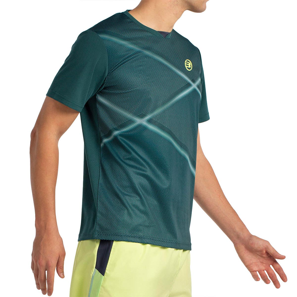 CAMISETA MANGA CORTA BULLPADEL LADRA VERDE