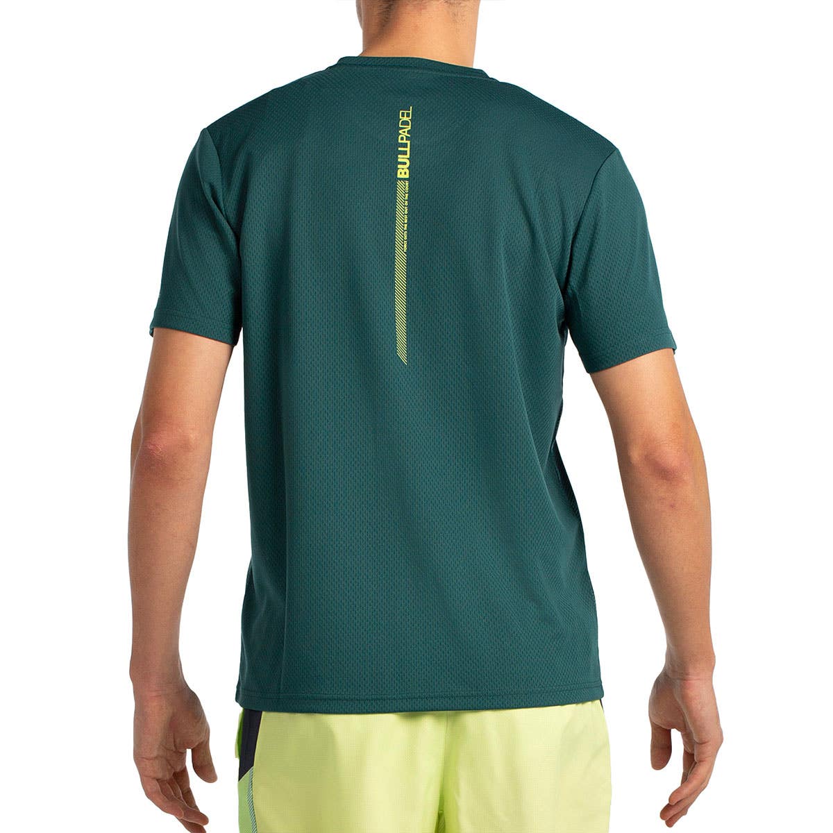 CAMISETA MANGA CORTA BULLPADEL LADRA VERDE