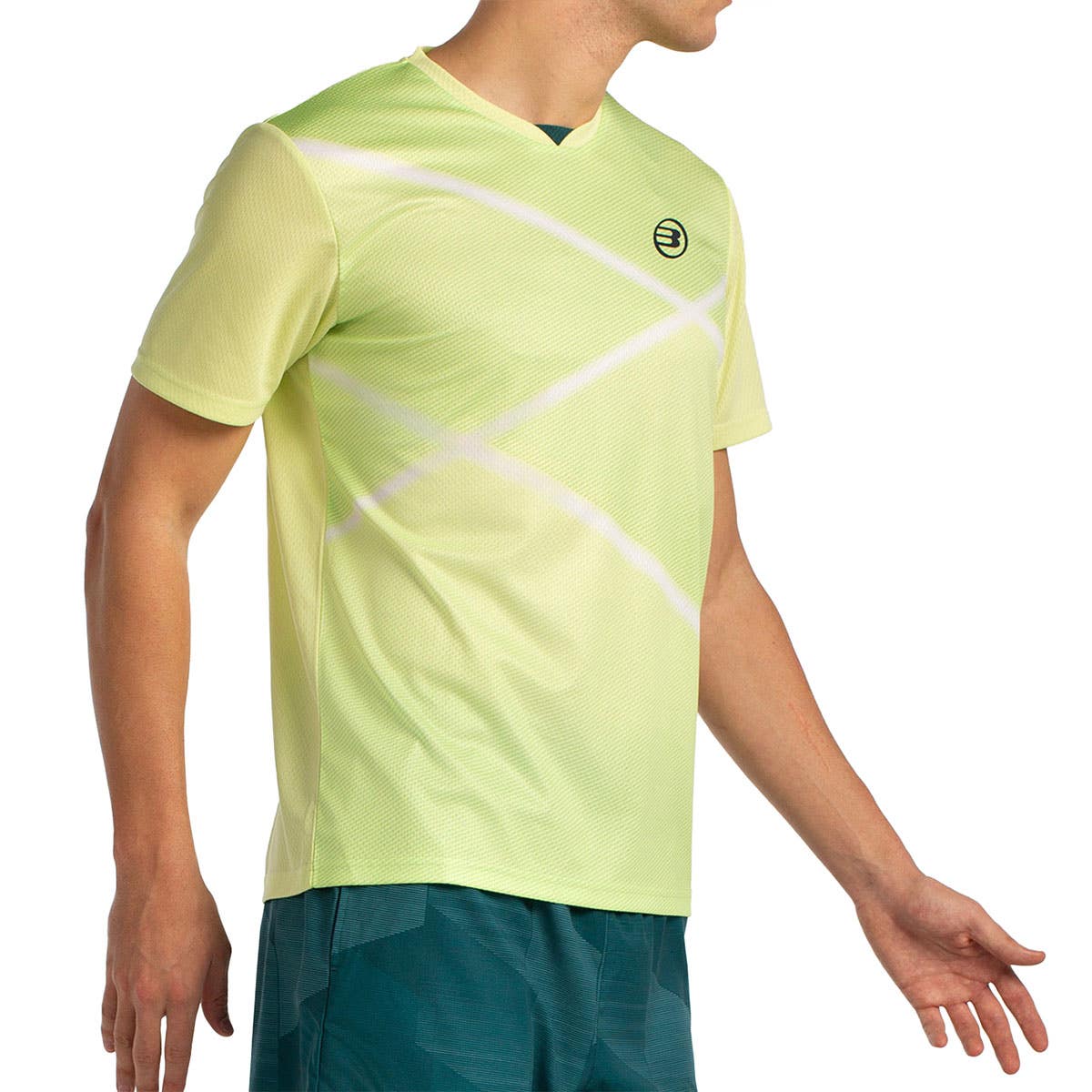 CAMISETA MANGA CORTA BULLPADEL LADRA AMARILLO