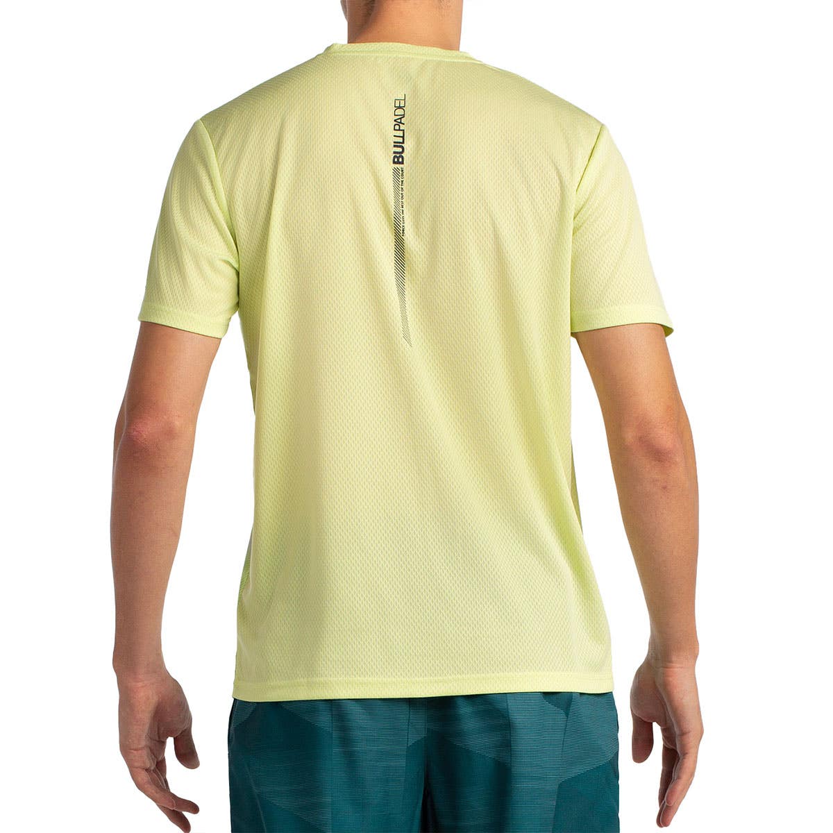 CAMISETA MANGA CORTA BULLPADEL LADRA AMARILLO