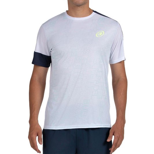 CAMISETA MANGA CORTA BULLPADEL LEIDO BLANCO