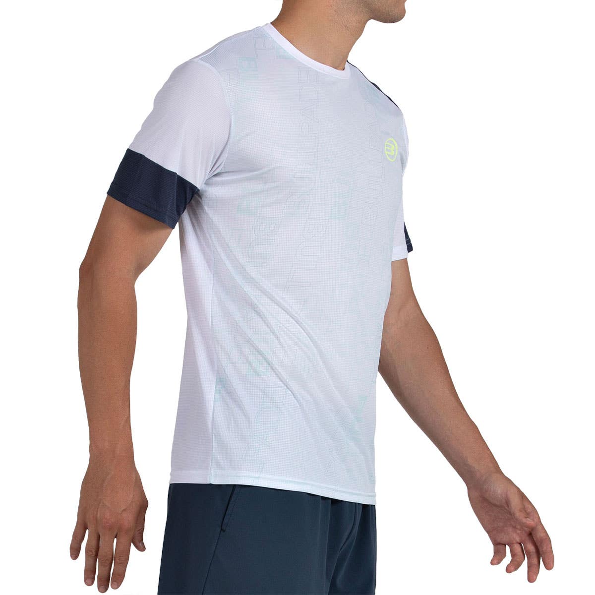 CAMISETA MANGA CORTA BULLPADEL LEIDO BLANCO