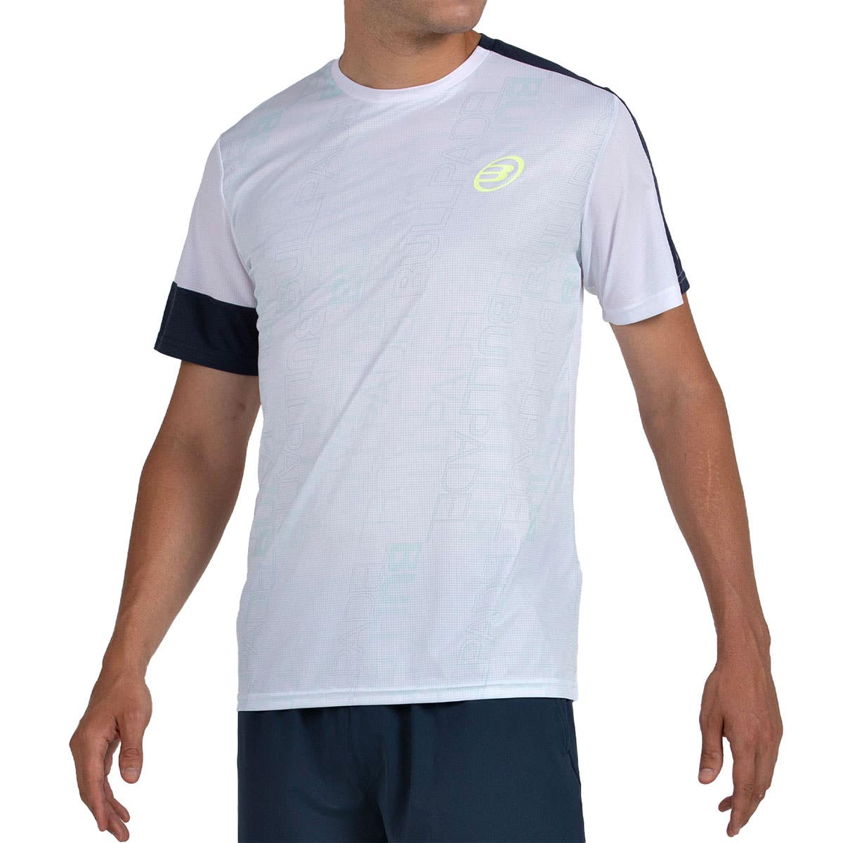 CAMISETA MANGA CORTA BULLPADEL LEIDO BLANCO