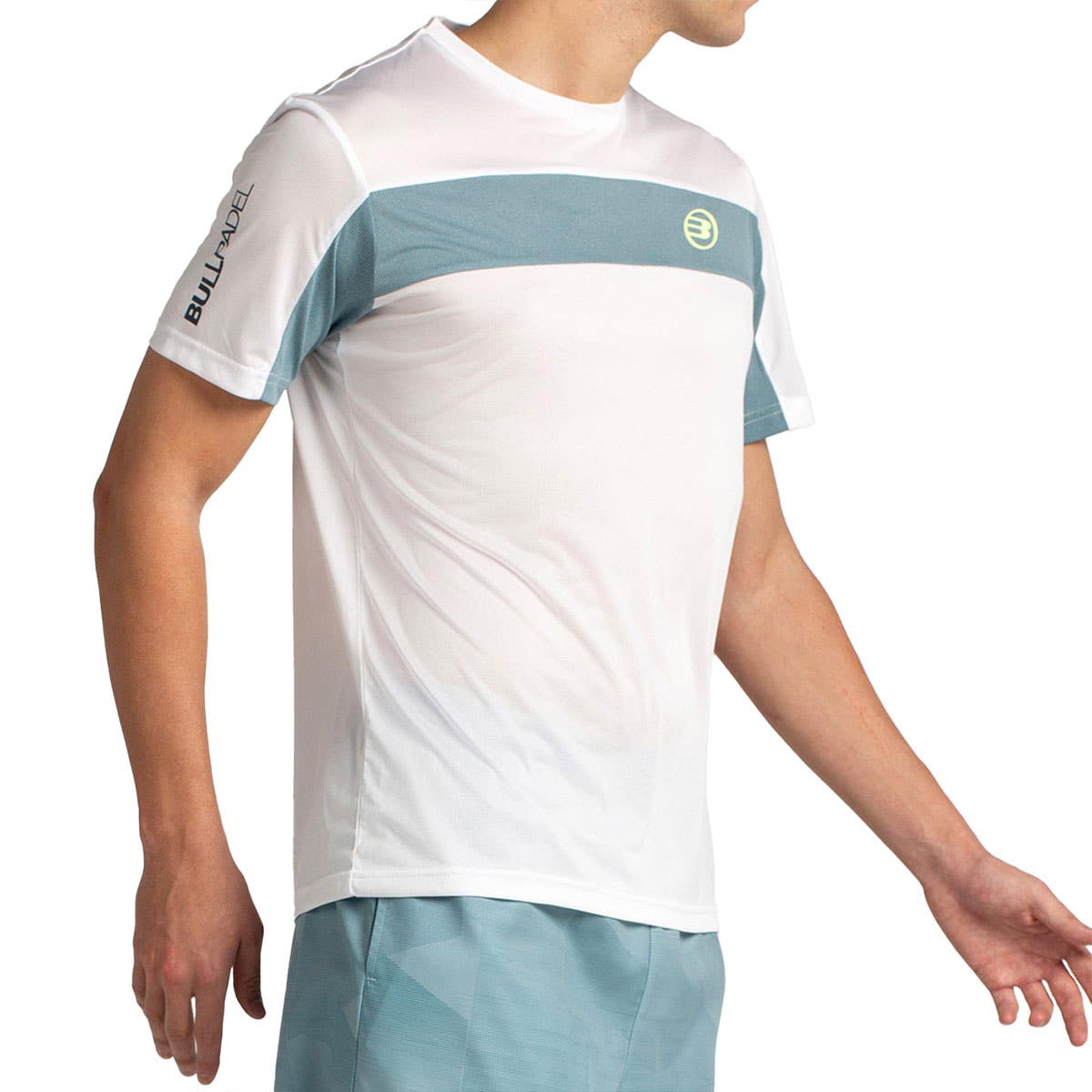 CAMISETA BULLPADEL LIBIO WHITE