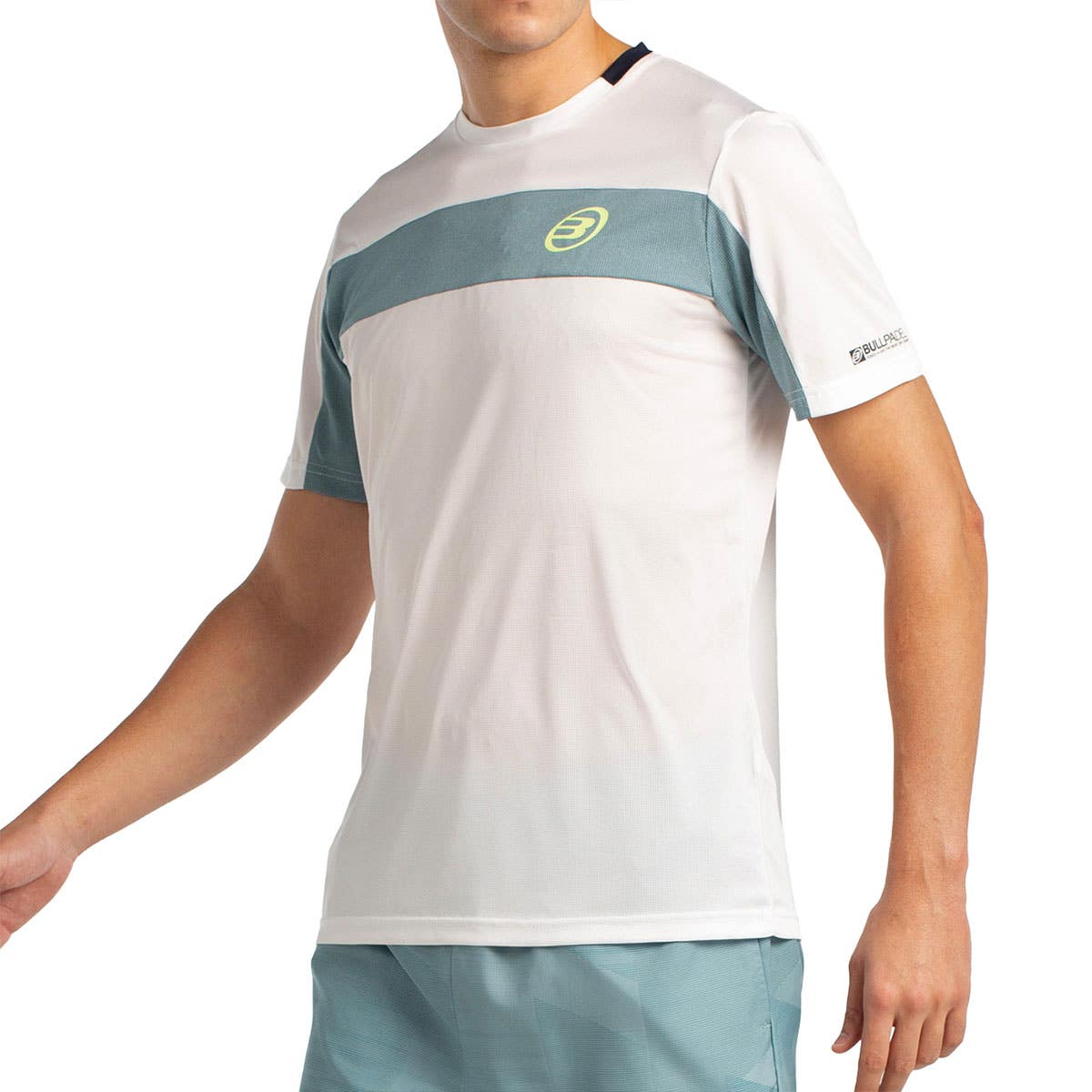CAMISETA BULLPADEL LIBIO WHITE
