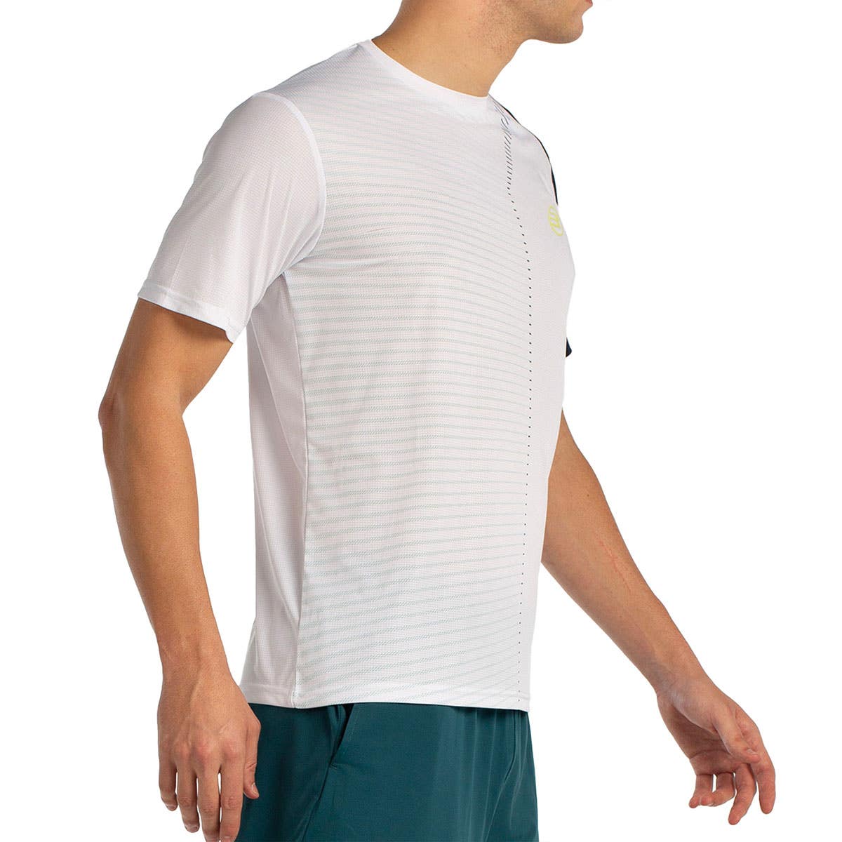 CAMISETA MANGA CORTA BULLPADEL LLICO BLANCO