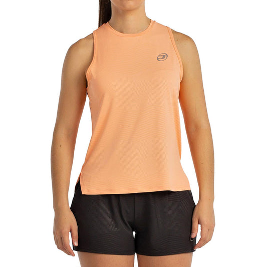 CAMISETA TIRANTES BULLPADEL ESTILO MUJER NARANJA