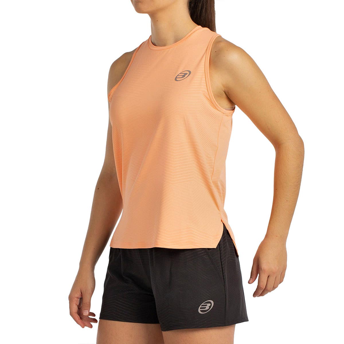 CAMISETA TIRANTES BULLPADEL ESTILO MUJER NARANJA