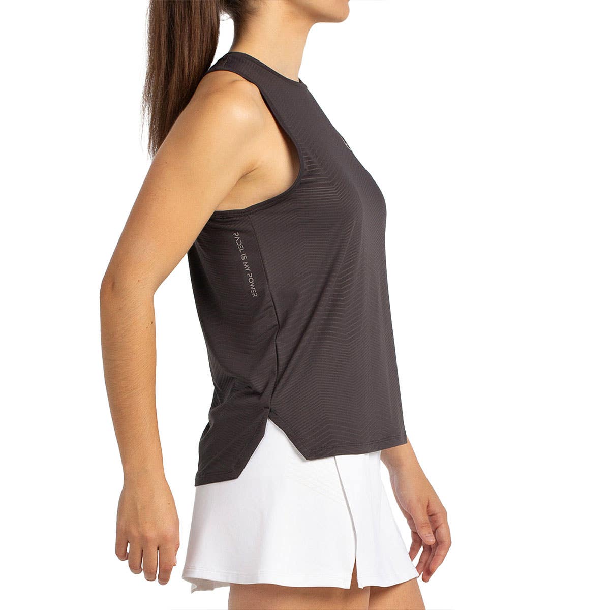 CAMISETA TIRANTES BULLPADEL ESTILO MUJER NEGRO