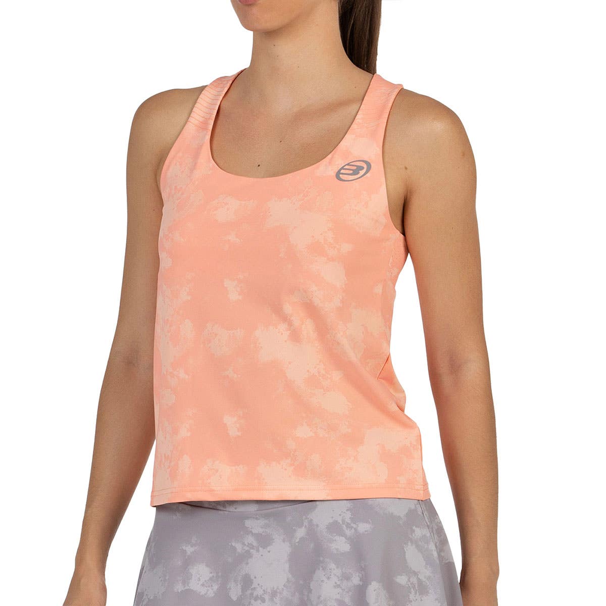 CAMISETA BULLPADEL EXORO MUJER NARANJA