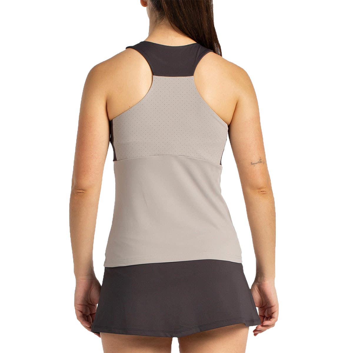 CAMISETA TIRANTES BULLPADEL ERARE MUJER GRIS