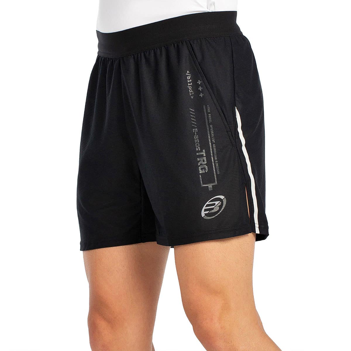 SHORT BULLPADEL BLANCOS NEGRO