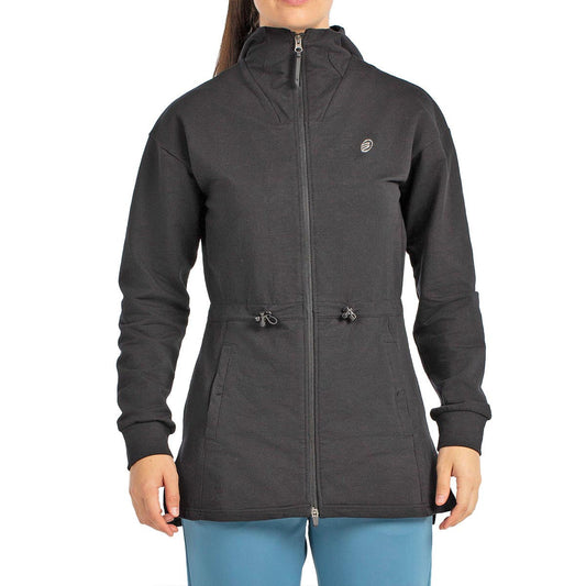 SUDADERA BULLPADEL BALDA MUJER NEGRO