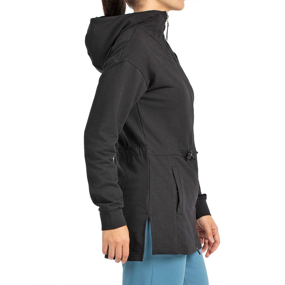 SUDADERA BULLPADEL BALDA MUJER NEGRO