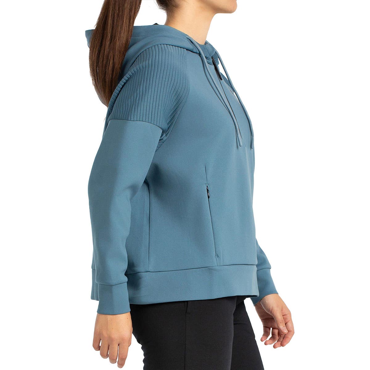 SUDADERA BULLPADEL BATEO MUJER AZUL