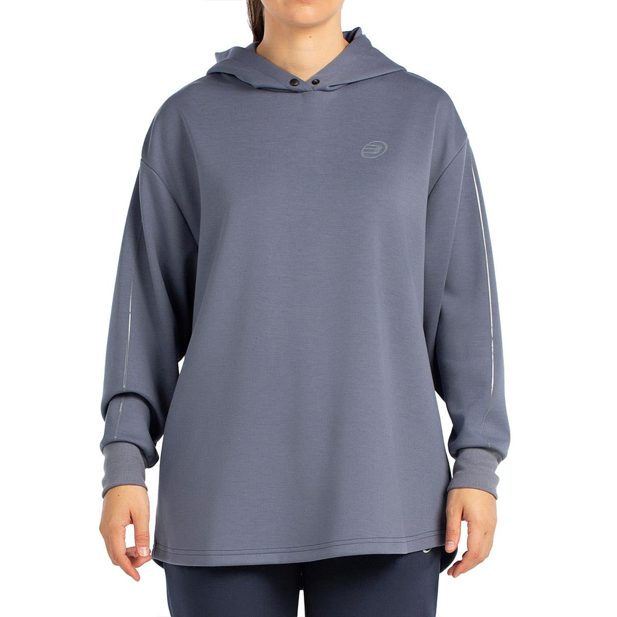 SUDADERA BULLPADEL BATIR MUJER AZUL CELESTE