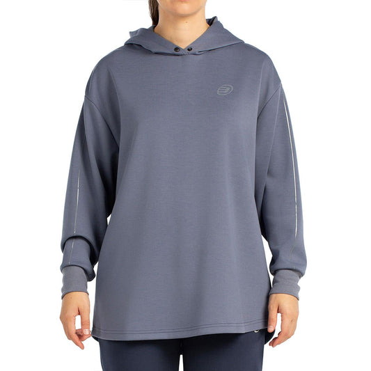 SUDADERA BULLPADEL BATIR MUJER AZUL CELESTE