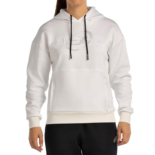 SUDADERA BULLPADEL BEFAS MUJER BLANCO
