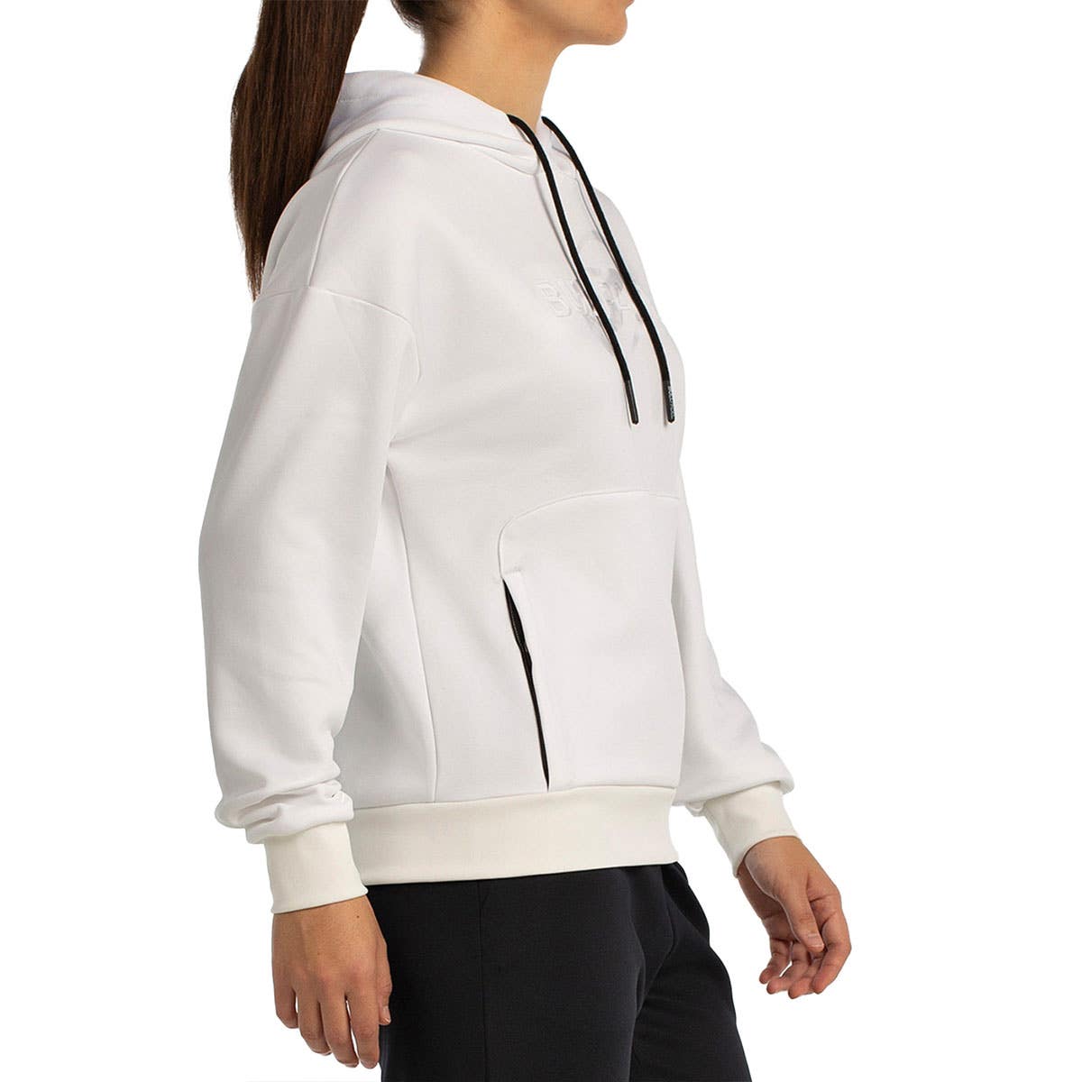 SUDADERA BULLPADEL BEFAS MUJER BLANCO