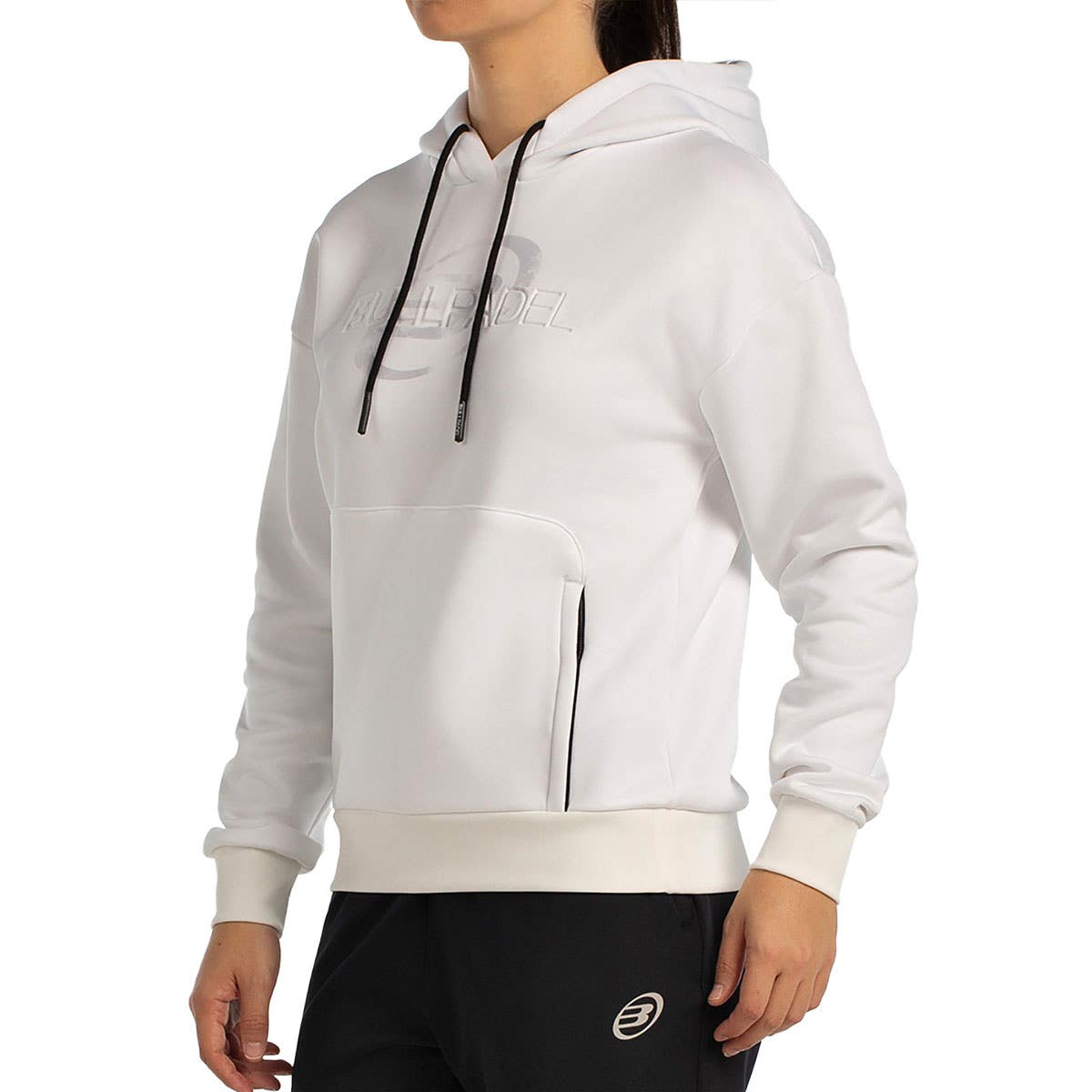 SUDADERA BULLPADEL BEFAS MUJER BLANCO